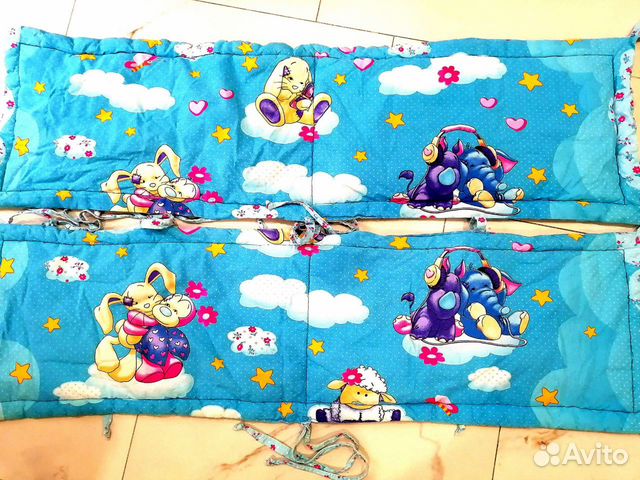 Бортики в кроватку, одеяло для малыша