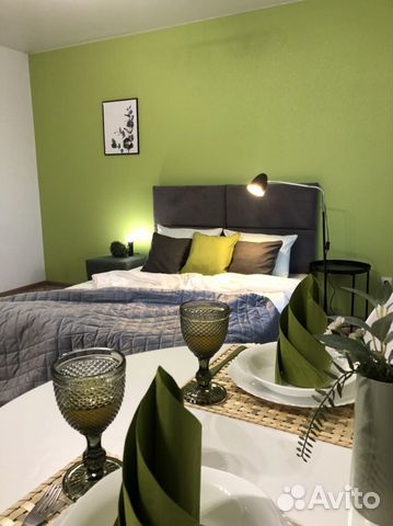 

Квартира-студия, 36 м², 2 кровати