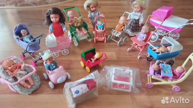 Коляска,манеж,кроватка для пупсика,cccр, гдр