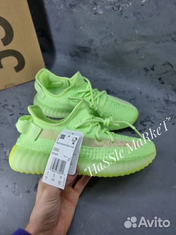 Кроссовки Унисекс Adidas Yeezy Boost 350 Glow36-45