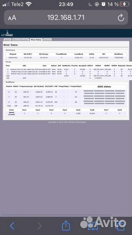 Asic antminer s9