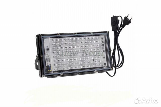 Прожектор UV 200Вт для вечеринок с вилкой