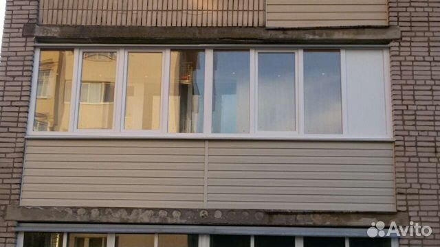 Пластиковый балкон с козырьком, лоджия пластик