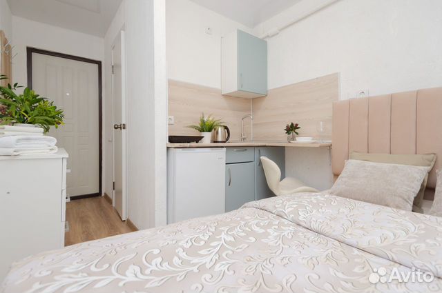 

Квартира-студия, 15 м², 1 кровать