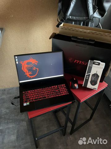 Игровой MSI GF75 17.3 RTX3050,i5 10500,144Гц,512