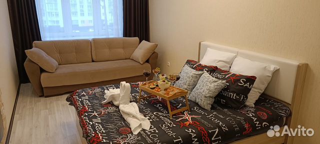 

1-к. квартира, 40 м², 2 кровати