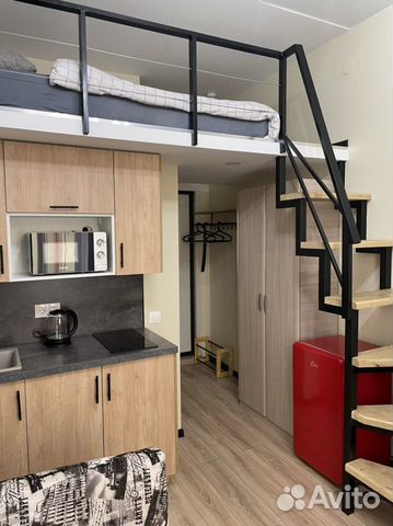 

Квартира-студия, 16 м², 2 кровати