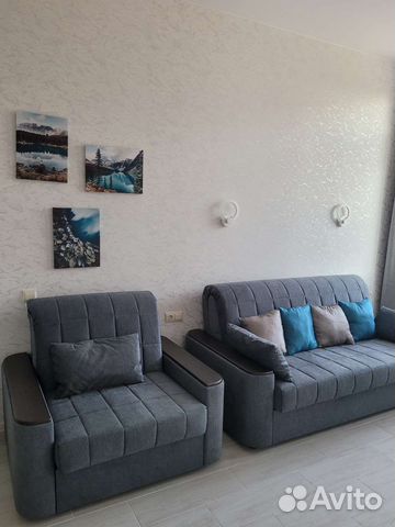 

Квартира-студия, 38 м², 2 кровати