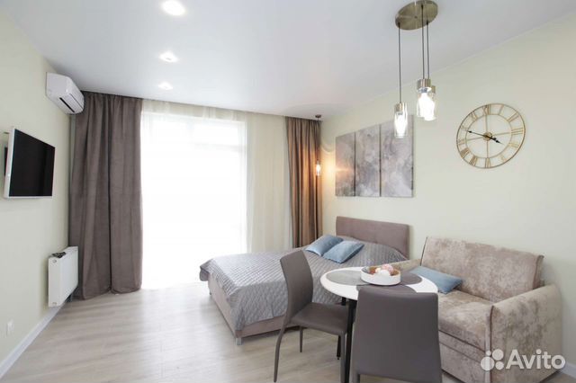 

Квартира-студия, 29 м², 1 кровать