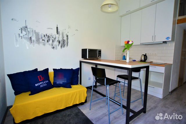 

Квартира-студия, 21 м², 2 кровати