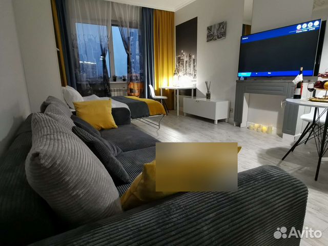 

Квартира-студия, 34 м², 2 кровати