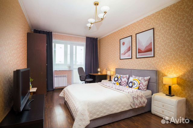 

1-к. квартира, 40 м², 2 кровати