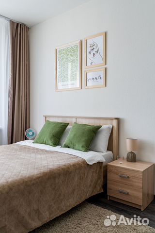 

1-к. квартира, 36 м², 3 кровати