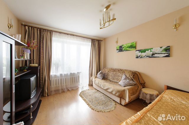 

1-к. квартира, 45 м², 2 кровати