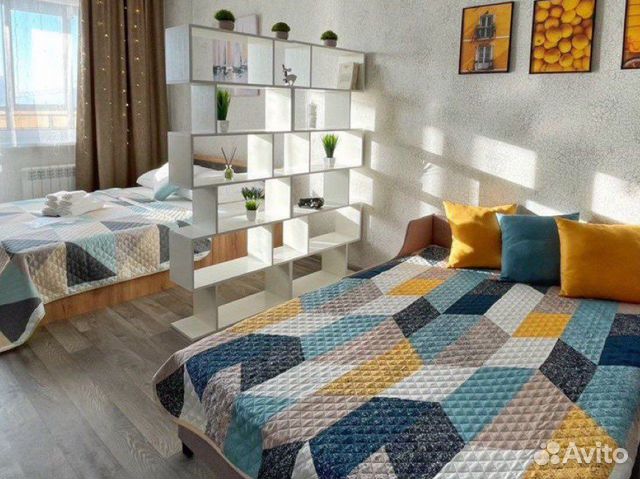 

1-к. квартира, 40 м², 2 кровати
