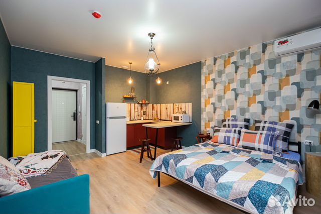 

Квартира-студия, 27,6 м², 2 кровати