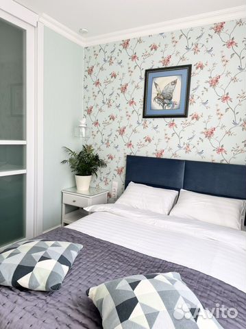 

1-к. квартира, 45 м², 2 кровати