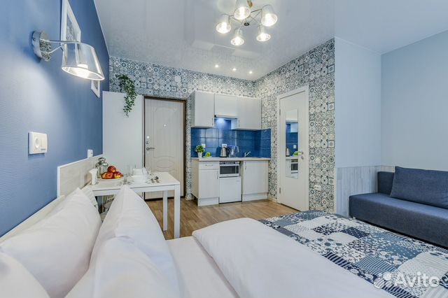 

Квартира-студия, 18 м², 2 кровати