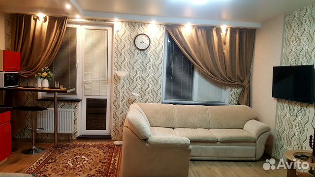 

Квартира-студия, 30 м², 2 кровати