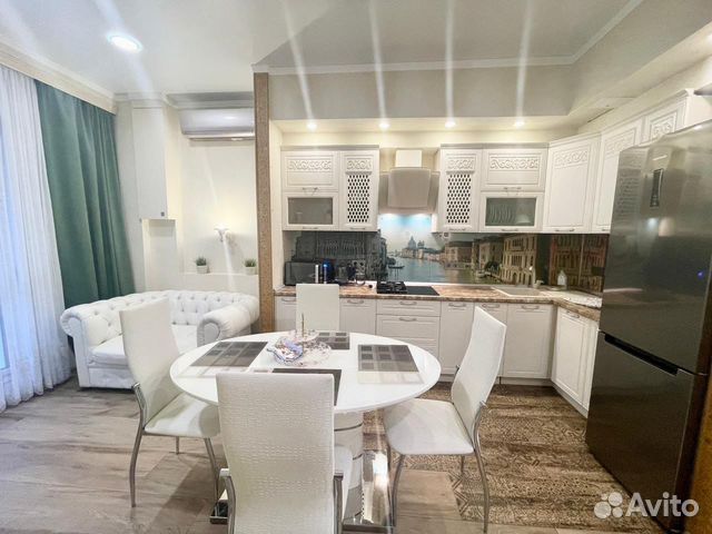 

1-к. квартира, 54 м², 3 кровати
