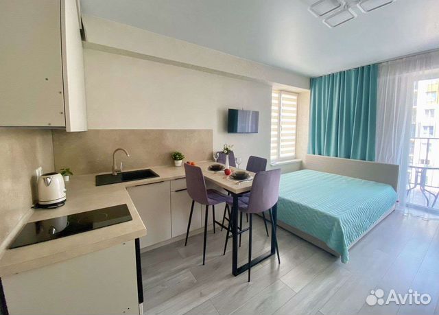 

Квартира-студия, 30 м², 2 кровати
