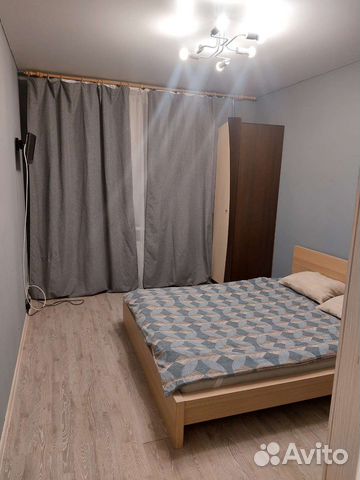

1-к. квартира, 44 м², 2 кровати