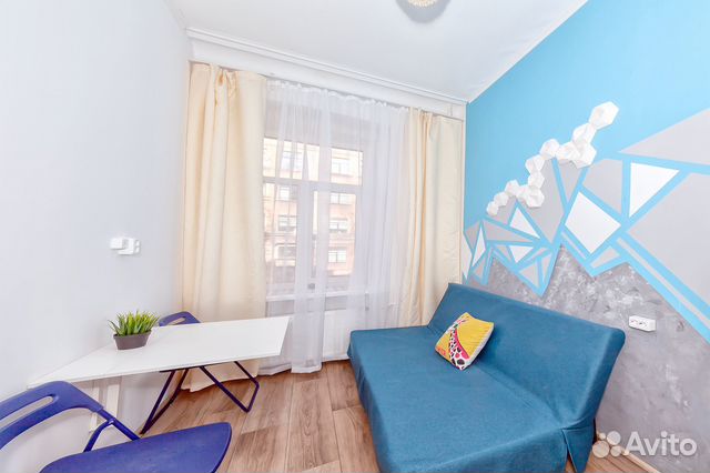 

Квартира-студия, 17 м², 2 кровати