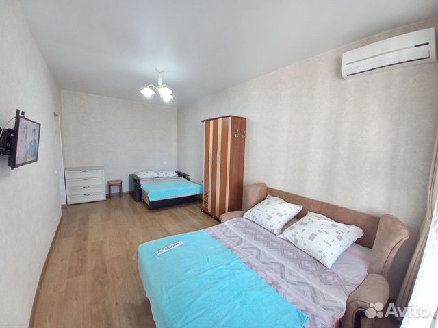 

1-к. квартира, 42 м², 2 кровати