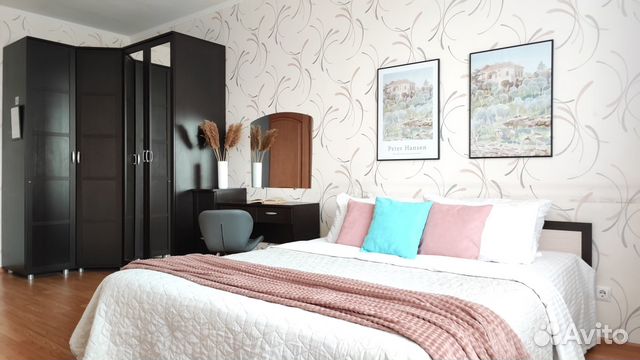 

1-к. квартира, 47 м², 2 кровати