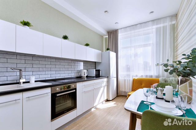 

1-к. квартира, 38 м², 2 кровати