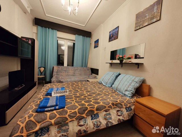 

1-к. квартира, 36 м², 3 кровати