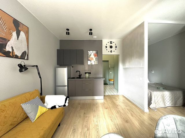 

Квартира-студия, 33 м², 2 кровати