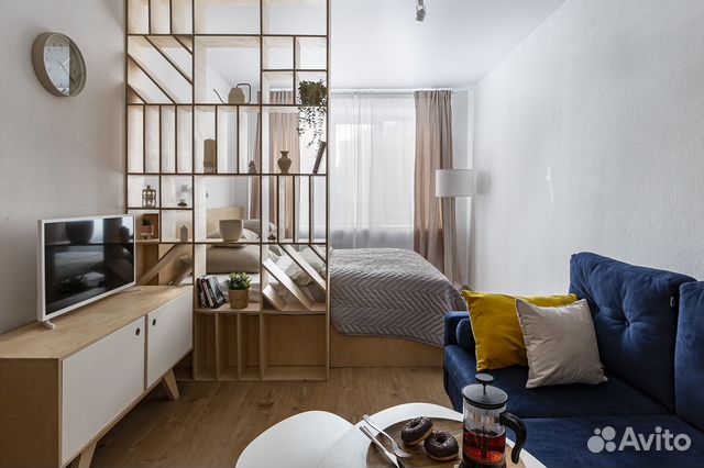 

1-к. квартира, 30 м², 2 кровати