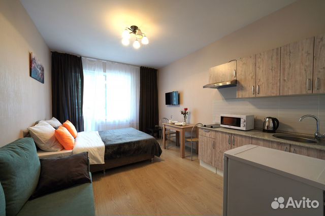 

Квартира-студия, 25 м², 2 кровати