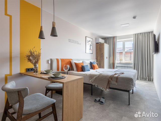 

Квартира-студия, 24 м², 1 кровать