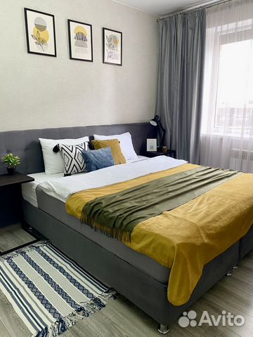 

1-к. квартира, 40 м², 2 кровати