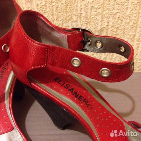 Женские кожаные летние туфли босоножки Elisanero Женские кожаные летние туфли босоножки Elisanero