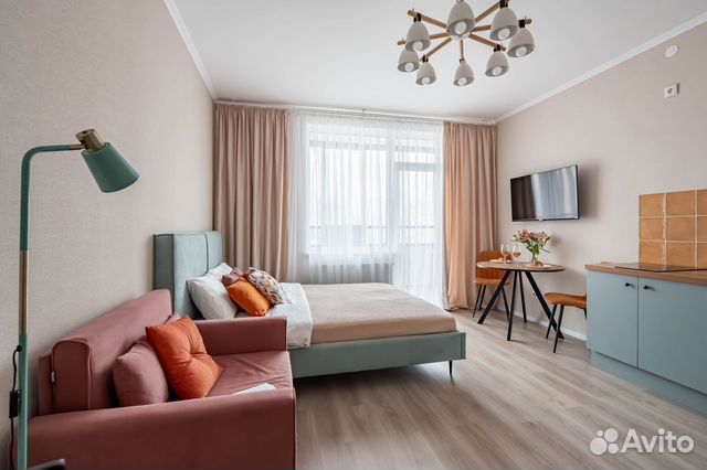 

Квартира-студия, 30 м², 2 кровати