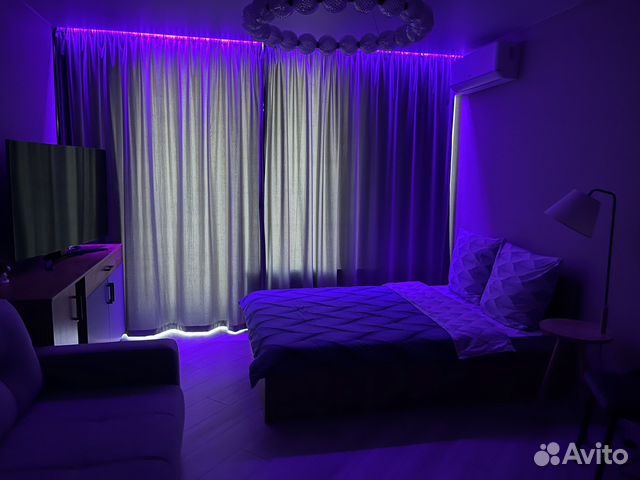 

Квартира-студия, 35 м², 2 кровати