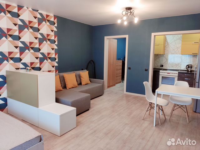 

1-к. квартира, 39 м², 2 кровати