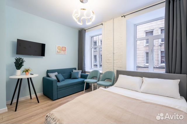 

Квартира-студия, 21 м², 2 кровати