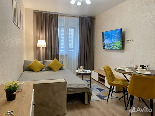 

Квартира-студия, 23,7 м², 1 кровать
