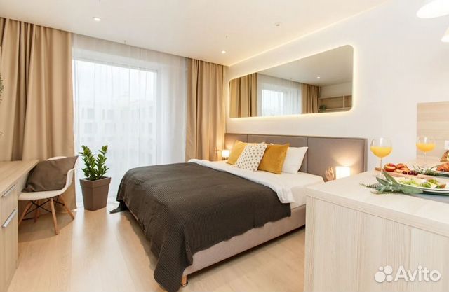 

Квартира-студия, 25 м², 1 кровать