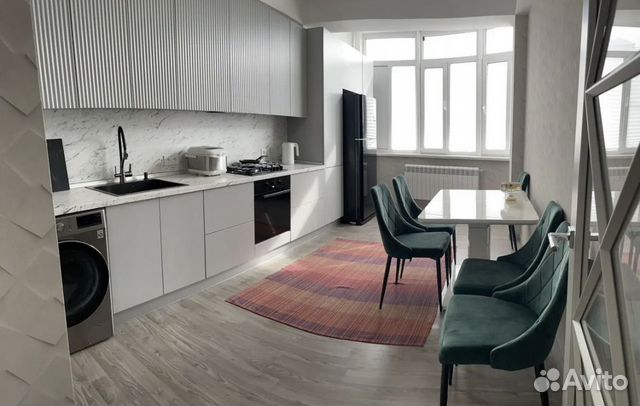 

3-к. квартира, 100 м², 2 кровати