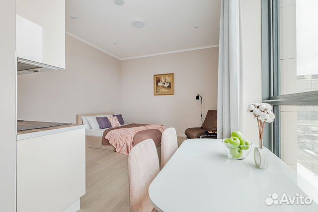 

Квартира-студия, 25 м², 2 кровати