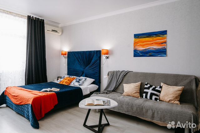 

Квартира-студия, 34 м², 2 кровати