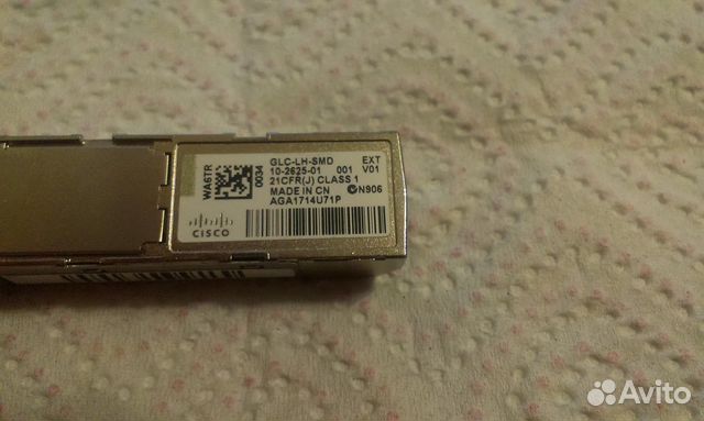 SFP модуль Cisco GLC-LH-SMD 10-2625-01, 1Gb, 10 km SFP модуль Cisco GLC-LH-SMD 10-2625-01, 1Gb, 10 km
