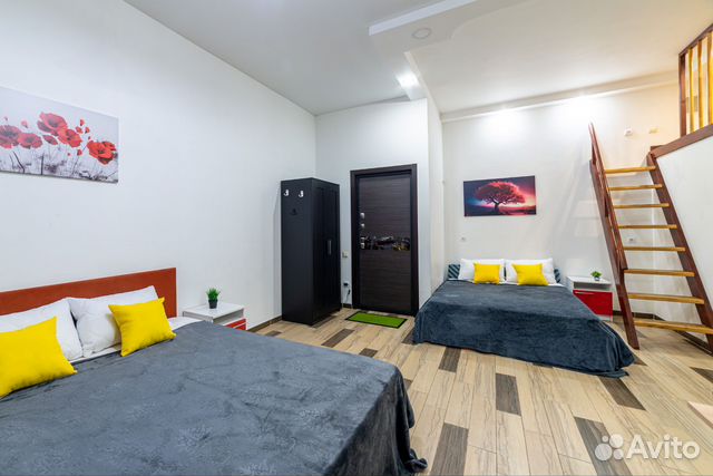 

Квартира-студия, 35 м², 3 кровати