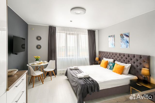 

Квартира-студия, 27 м², 1 кровать