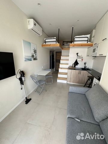 

Квартира-студия, 20 м², 3 кровати